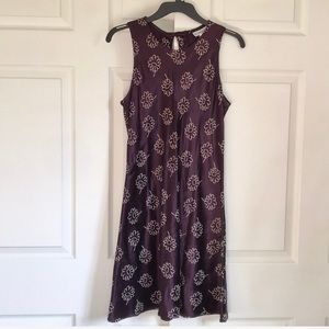 VTG 80s•floral embroidered slip dress
